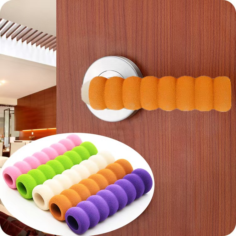 Door Handle Protective Cover Anti-Static Anti-Collision Child Safety Thickened Spiral Baby Room Door Handle Anti-Collision Cover Wholesale