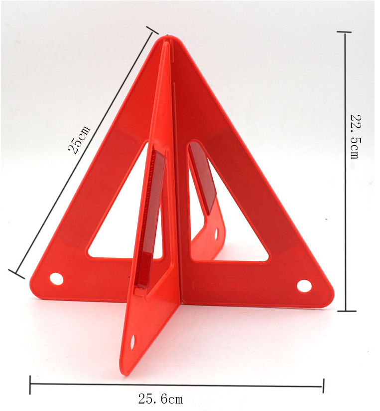 Triangle warning sign two-in-one insert triangle warning sign set hot selling warning sign explosion hot selling