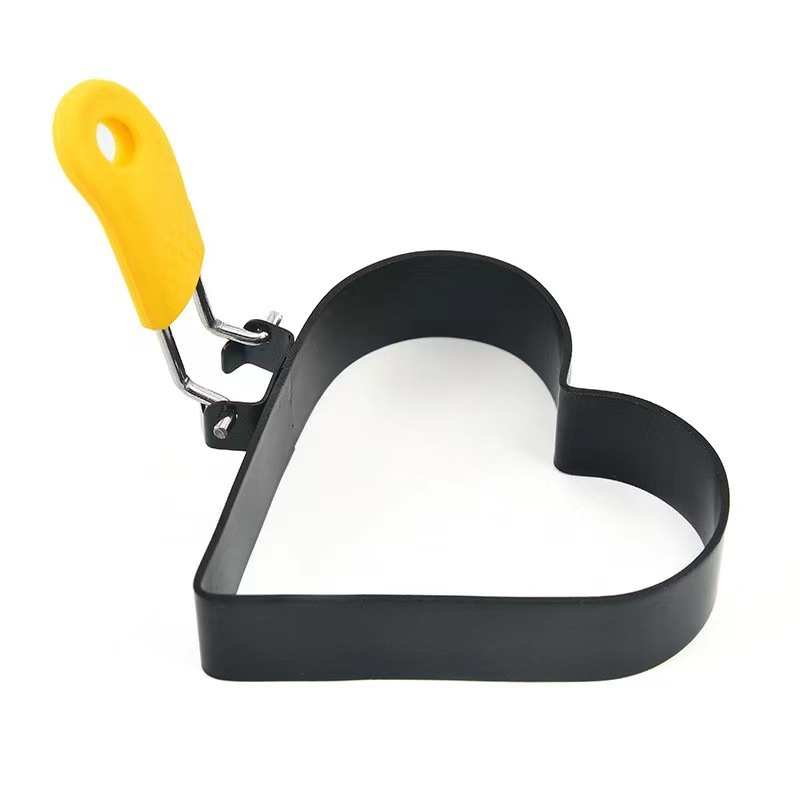 Anti-scalding egg ring iron spray non-stick round omelette omelette model omelette mold omelette ring omelette artifact