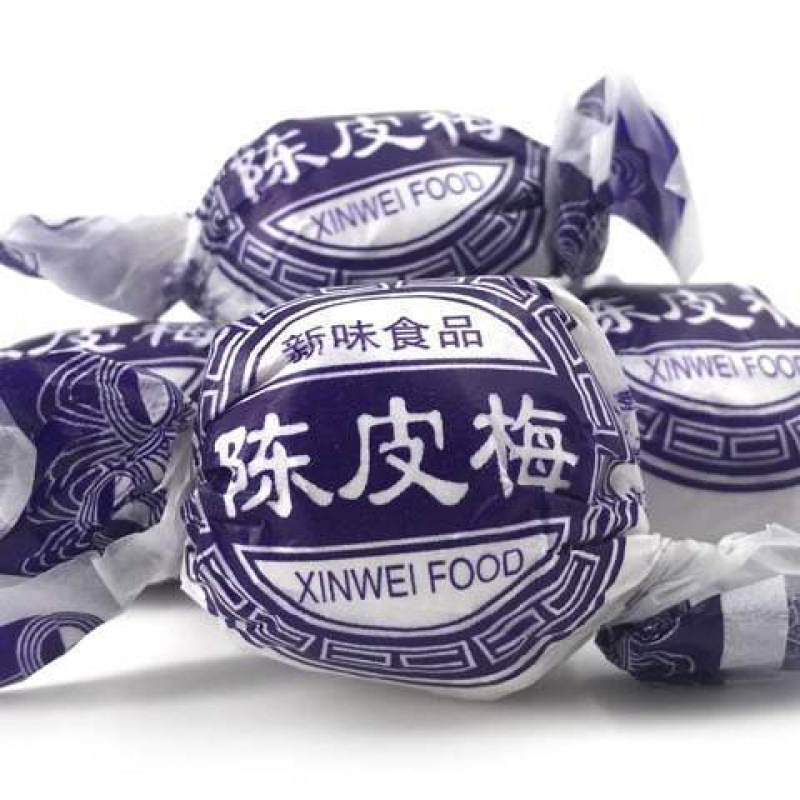 Guangdong specialty paper bag Chen Pi Mei Jiayingzi bag Jiayingzi plum plum snack factory a wholesale