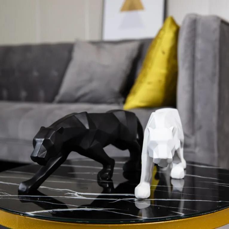 Modern Simple Creative Ornaments Geometric Leopard Home Accessories Nordic Abstract Animal Living Room Wine Cabinet Decorations