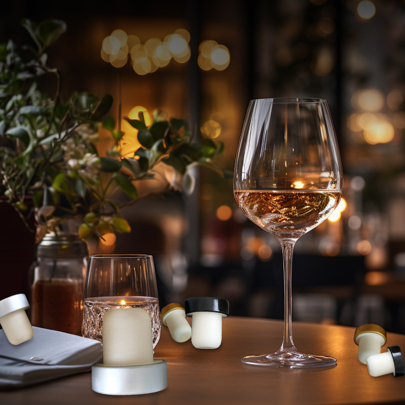 Manufacturer Wholesale Wine Bottle Stoppers, Red Wine Bottle Corks, Polymer Stoppers, Beech Wood Caps, Red Wine Bottle Stoppers, Customizable Lg