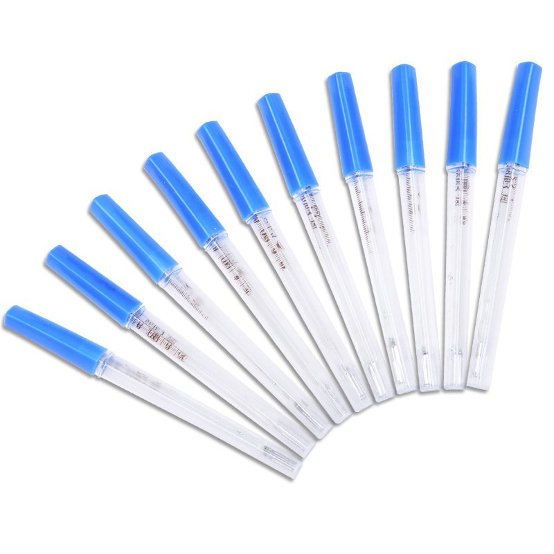 Corfu Glass Thermometer Armpit Thermometer, 10 Pieces Per Box, Glass Armpit Thermometer, Corfu, 15-Day Delivery, Please Do Not Purchase if Concerned