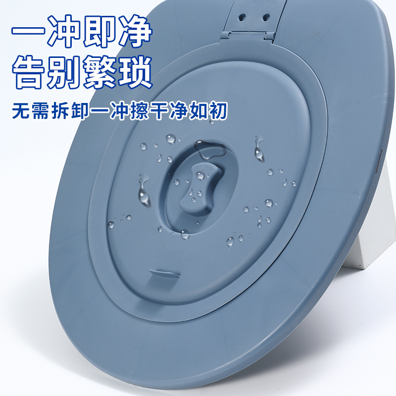 Toilet Cover, Universal Toilet Seat for Elderly and Pregnant Women, Thickened Removable Seat, Portable and Easy to Clean, Drop Shipping