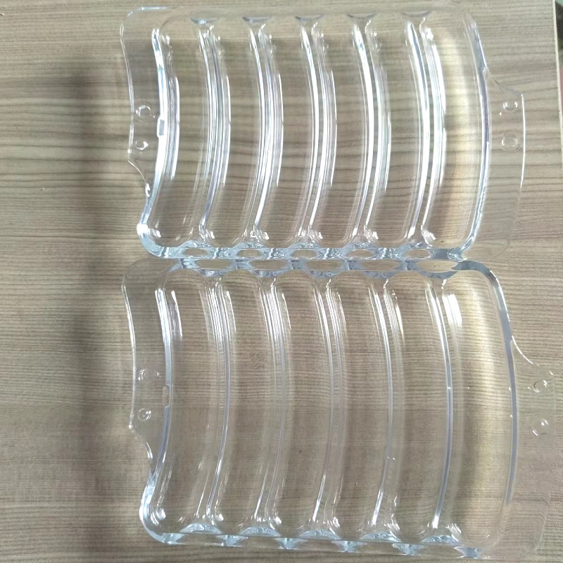Phoenix Tempered Glass Plate Mold Plate Transparent Household Microwave Oven Available Heat-Resistant Glass Plate Sausage
