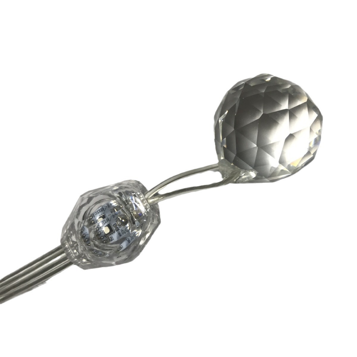 Led3D pineapple lamp outdoor waterproof bar transparent mini bulb lamp 12V full color point light source holiday atmosphere lamp