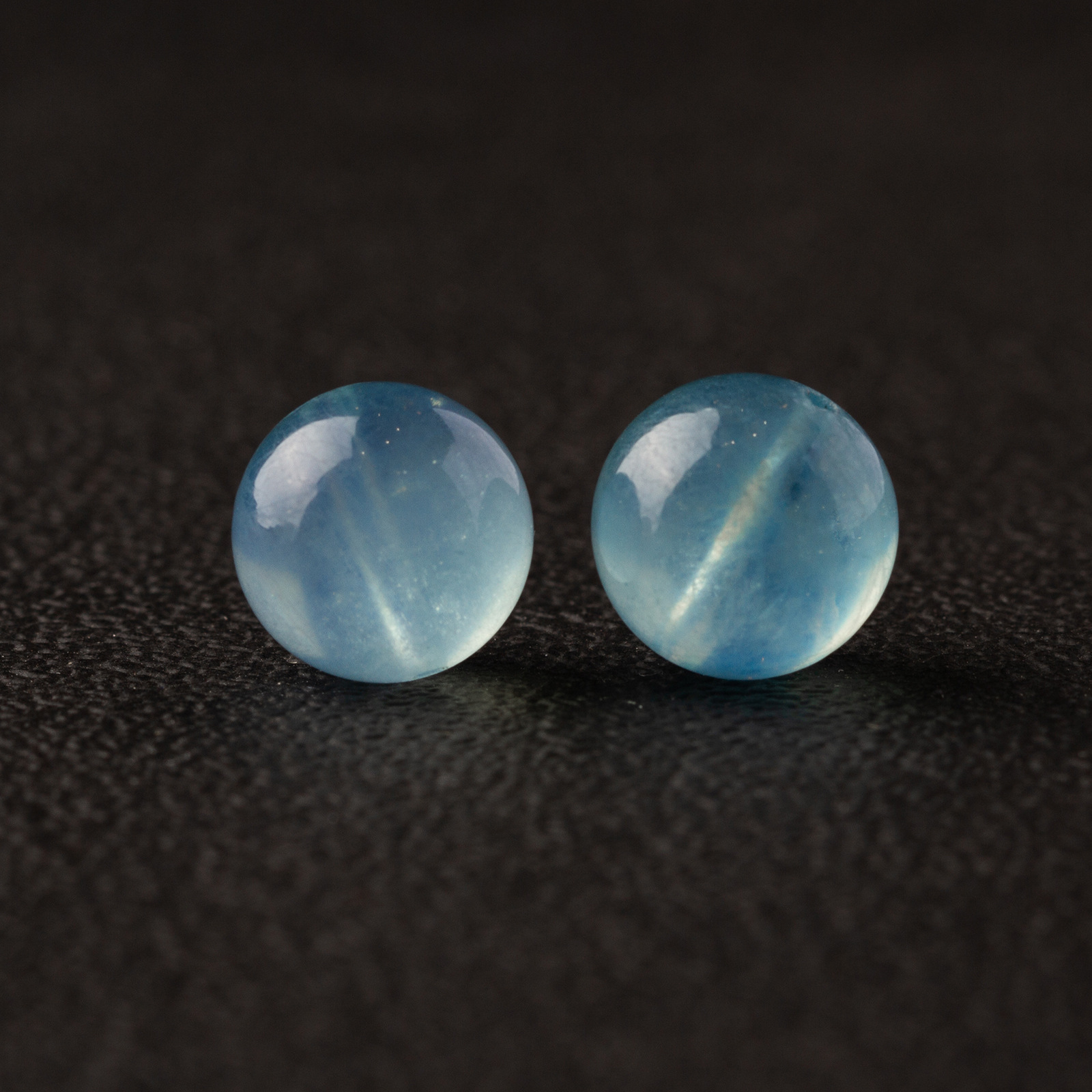 Natural 7A ice seed aquamarine loose beads DIY handmade beaded ladies crystal bracelet necklace accessories wholesale