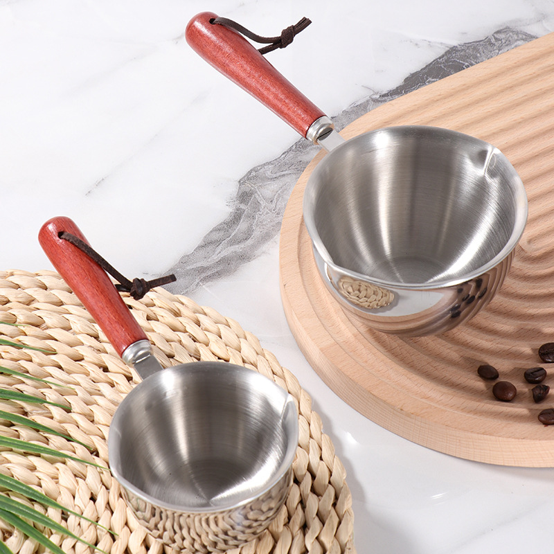 Internet Celebrant Oil Splashing Small Pot Kitchen 304 Stainless Steel Special Hot Pot Mini Oil Splashing Spicy Pepper Small Pot Oil Splashing Pot