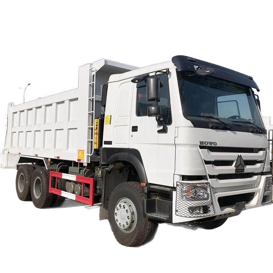 Cross-Border Sale of Sinotruk Howo Rear Eight-Wheel Dump Truck Howo 371 Rear-Turning Earth Transport Truck Engineering Vehicle