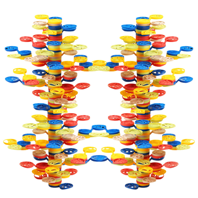 Cross-Border Stacking Tree Children's Concentration Training Jenga Balance Tree Building Blocks Parent-Child Interactive Assembly Educational Toys