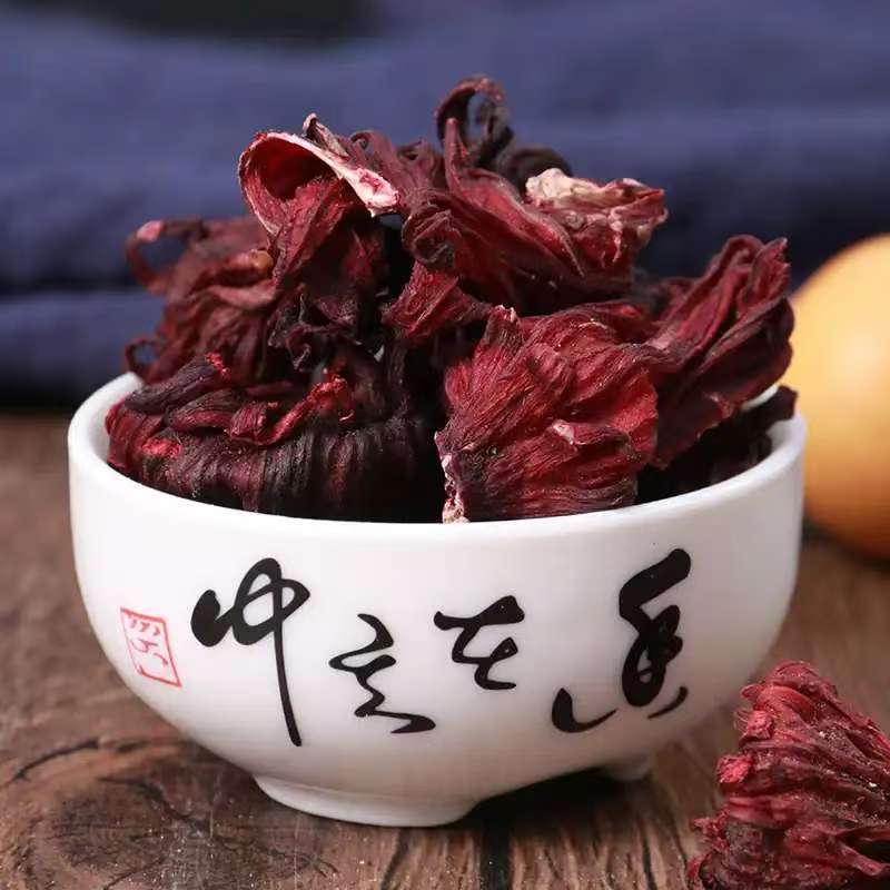 Manufacturer Wholesale Roselle Flower from Yunnan, Whole 500g Roselle, Undyed, Large Flower Tea for Brewing, Loose-Packed
