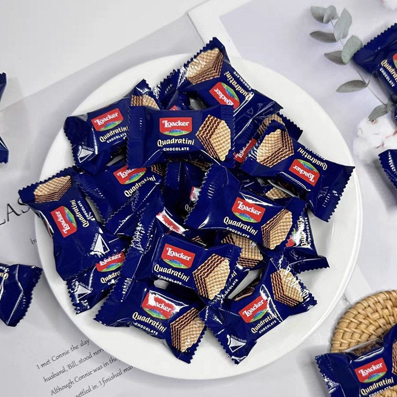 Loacker Italy Laijia 3.5g wafer biscuit snacks hand gift wedding candy bulk shop wholesale