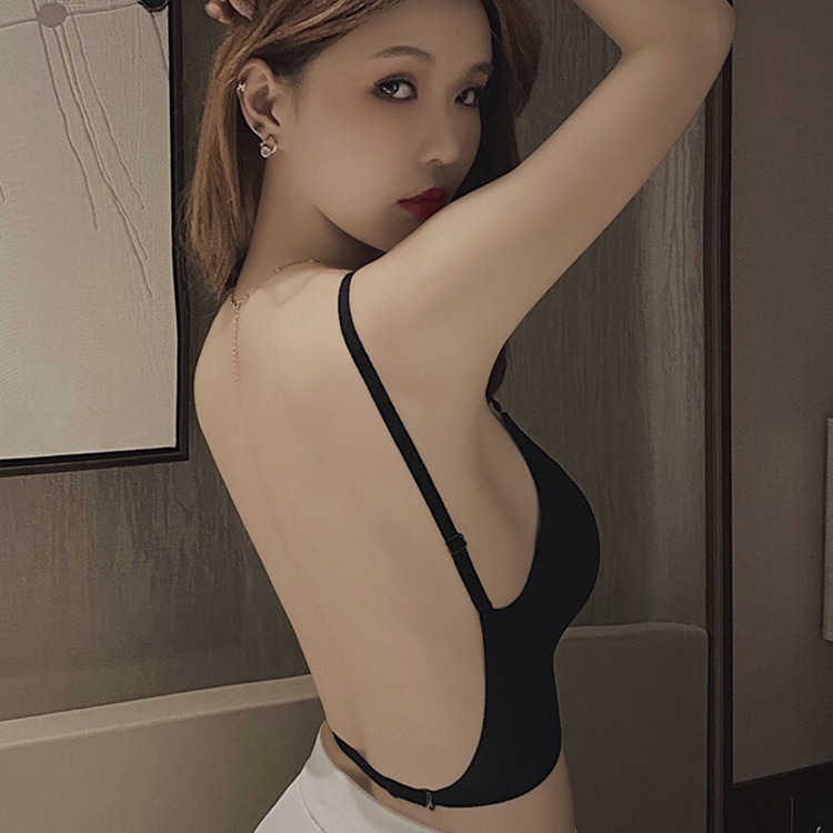 U-образный бюстгальтер для женщин с маленькой грудью, поддерживающий, бесшовный, с подкладкой