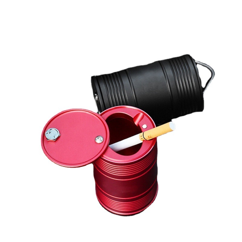 Creative Car multi-functional universal car metal ashtray with lid car supplies ashtray factory direct sales