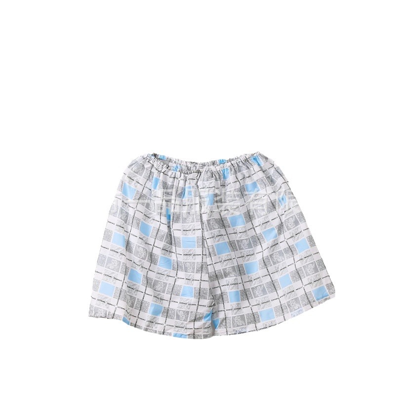 Disposable bath clothes unisex khan steam clothes plus size bath pants bath hotel water sink foot massage shorts