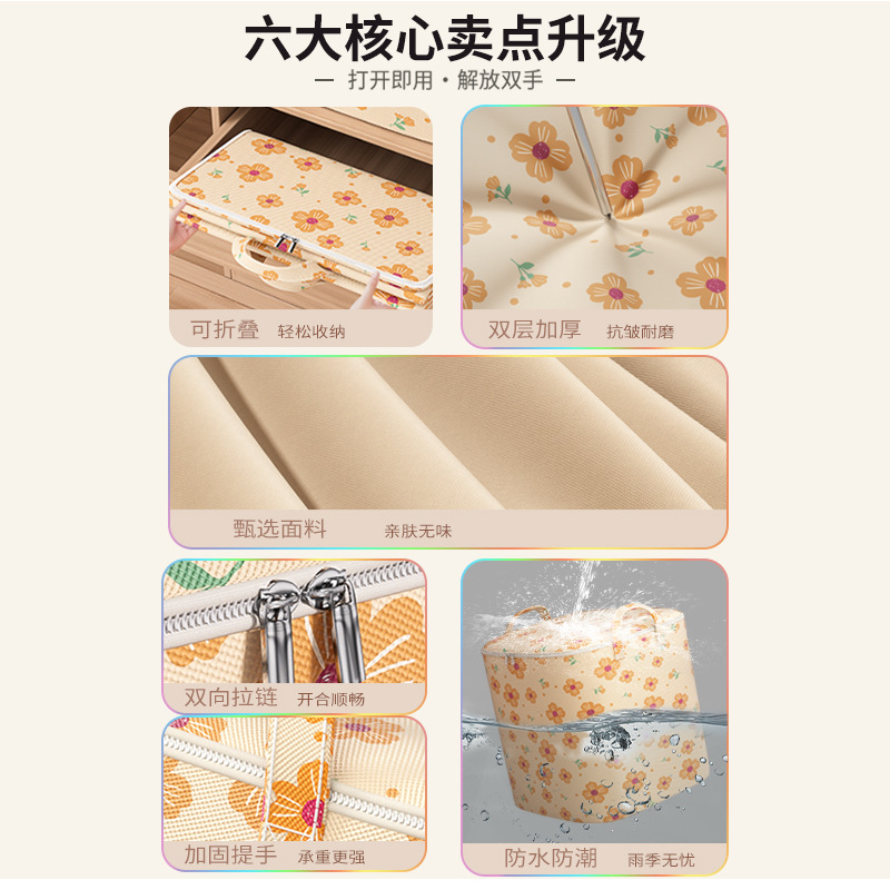 Clothes Dust-Proof Storage Bag, Extra Large Capacity 150L, Household Organizing Bag for Clothes, Quilts, Moving Luggage Packing