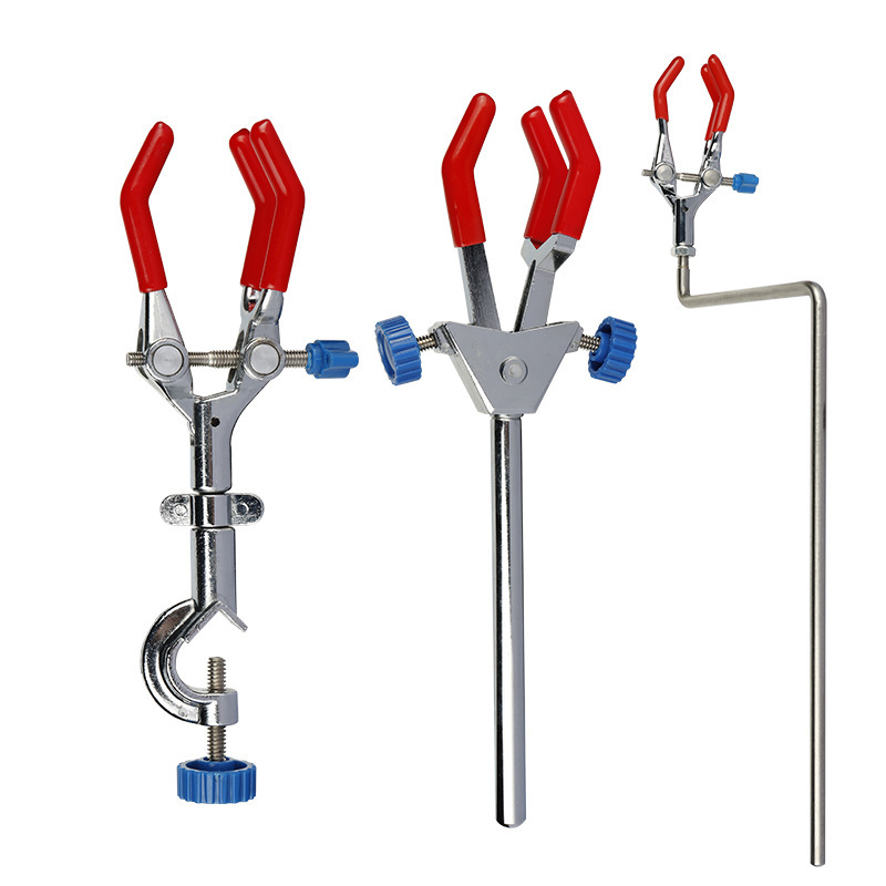 Aluminum Butterfly Clamp for Experiments, Pei's Clamp, Titration Clamp, Titration Stand, Iron Frame Stand, Laboratory Fixed Test Tube Clamp