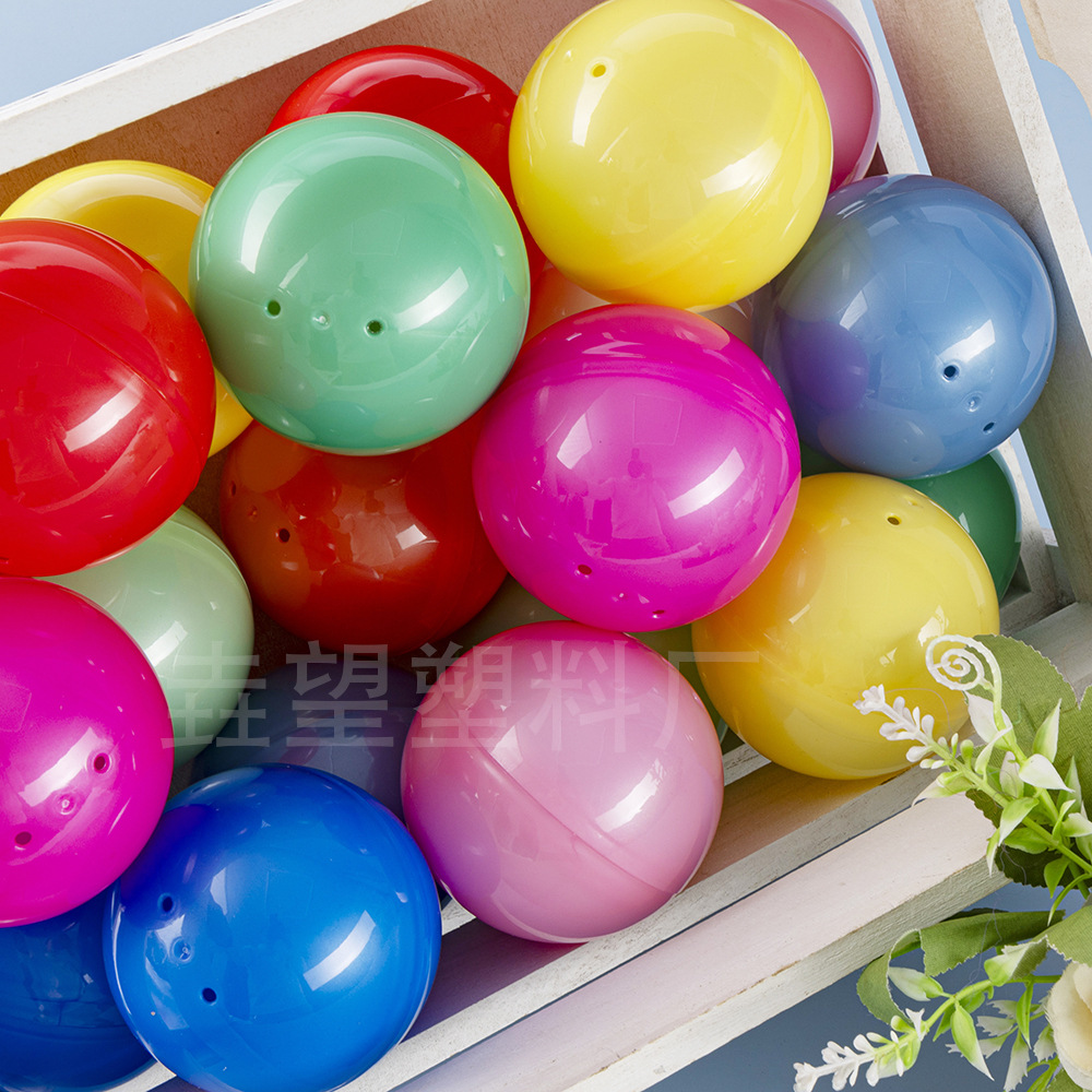 28-200mm Gashapon Shell Colorful Gashapon Machine Gashapon Ball Shell Opening Lottery Ball Plastic Ball Manufacturer Wholesale Customization