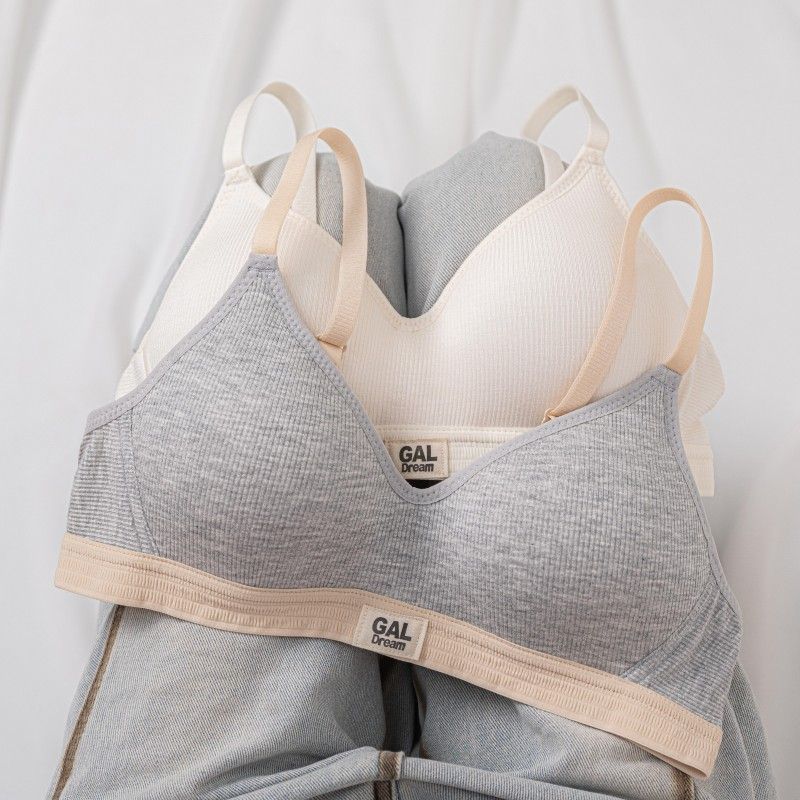 Cross-Border Girls' Underwear Development Period High School Students Korean Version Without Rims Girls Junior High School Students Girls' Bras