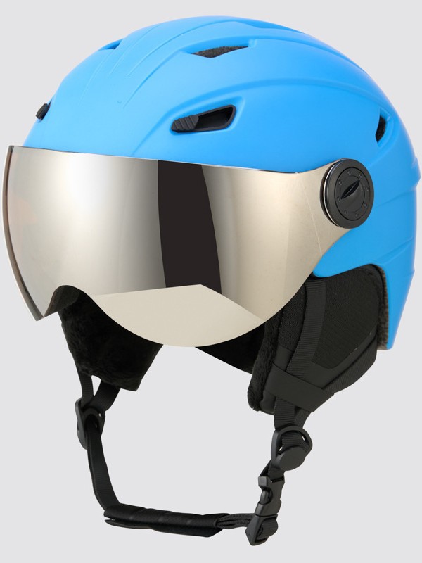 Cross-border 2024 new ski helmet snow goggles integrated outdoor sports adult single and double board warm snow helmet wholesale