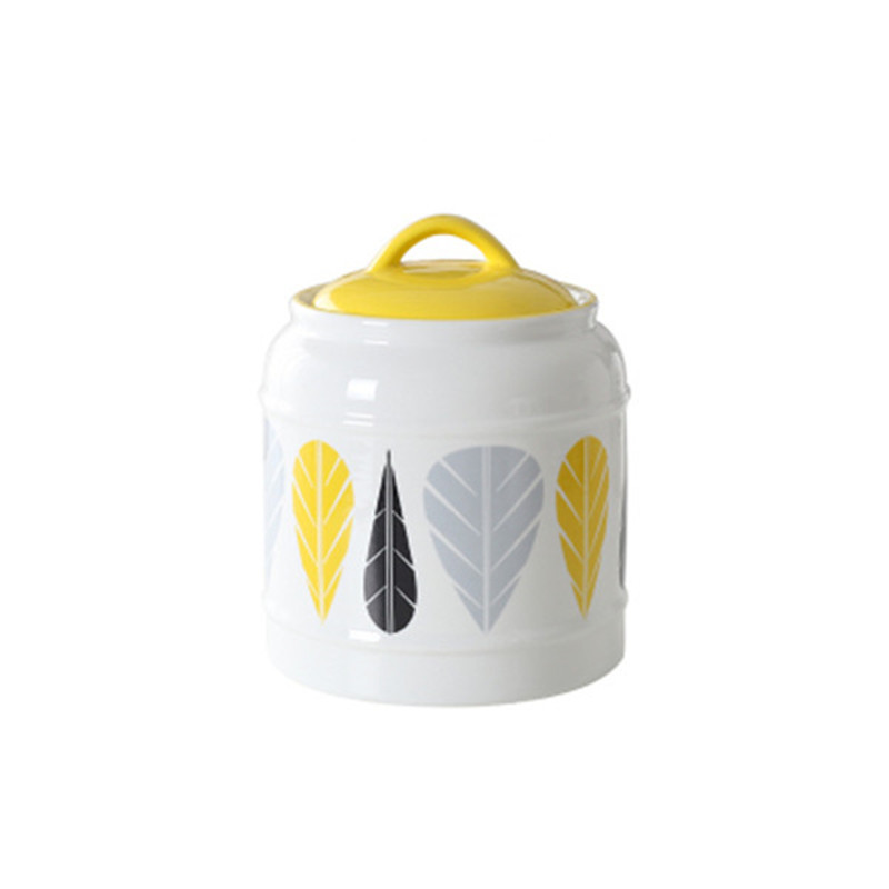 Cross-border cat and dog pet ceramic storage jar sealed jar dog food cat food snack ceramic storage jar grain storage bucket logo