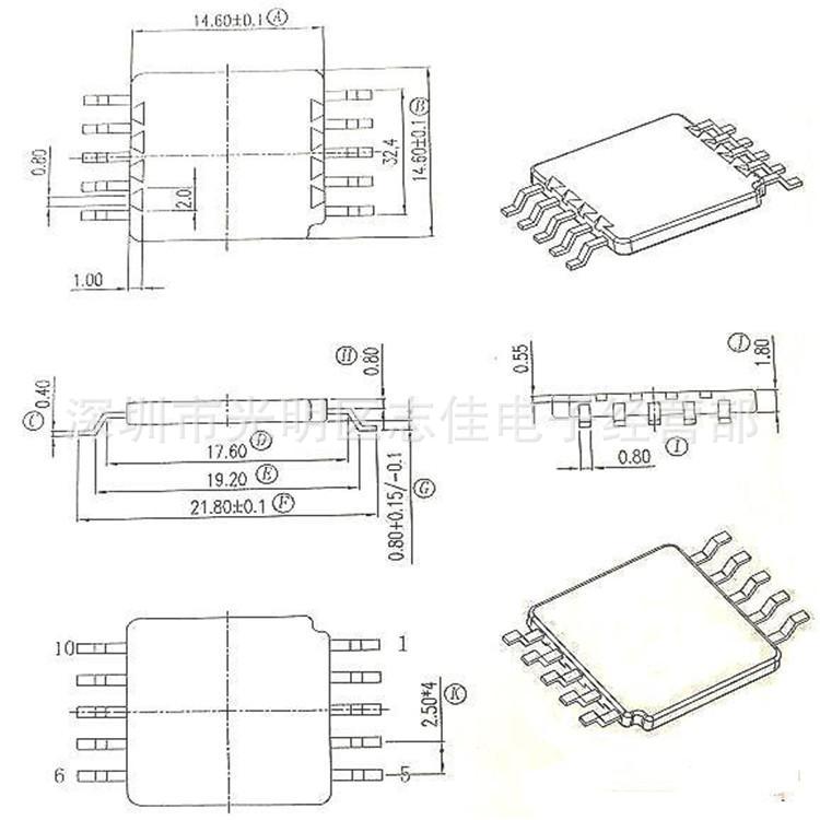 Sb001 Filter Base Base Magnetic Ring Base Inductor Base Base Patch 5+5 Pin
