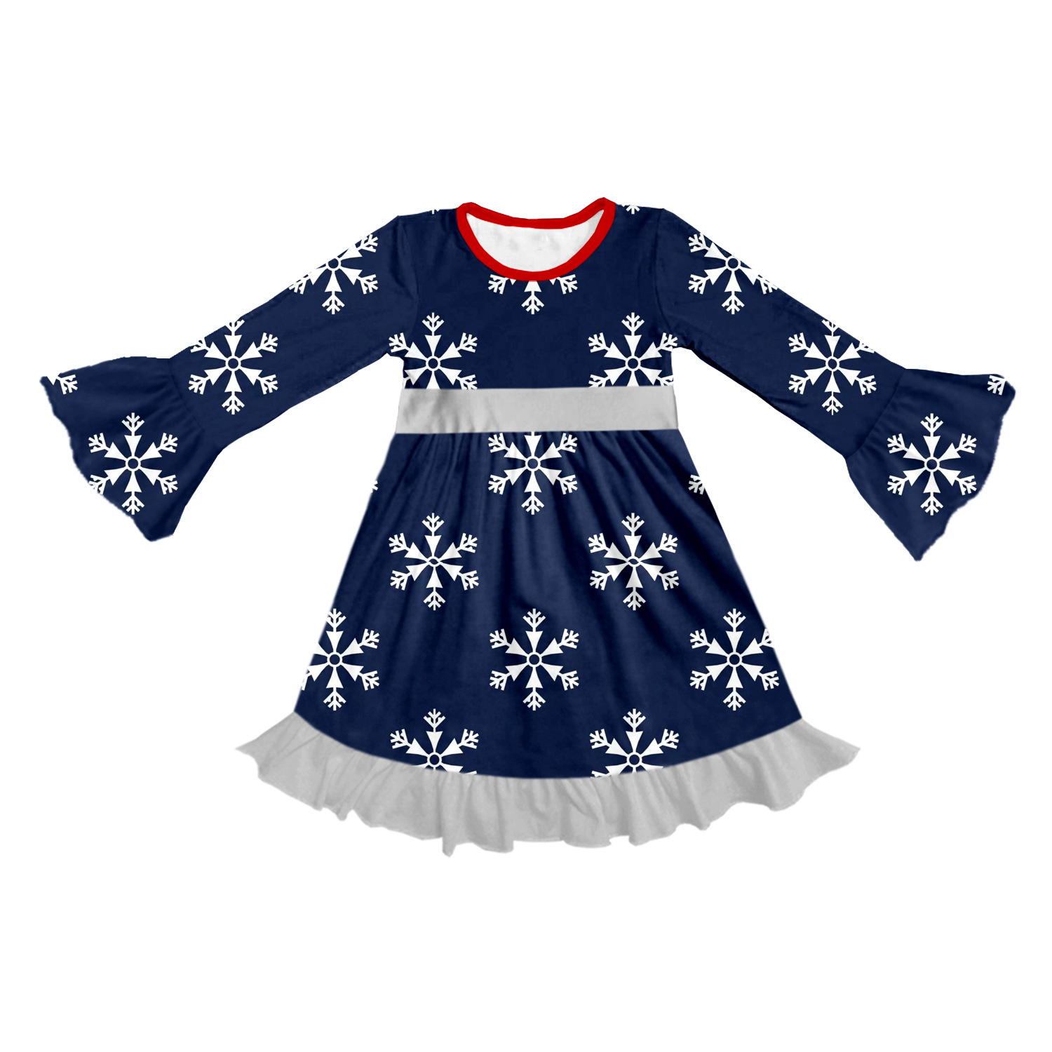 Boutique Foreign Trade Children's Clothing Printed Children's Cute Creative Customized Autumn Nightgown