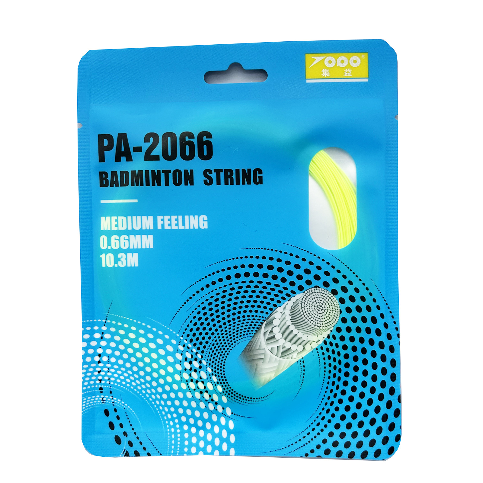Jiyi PA-2066 Badminton Line 0.66mm novice training badminton racket line durable training