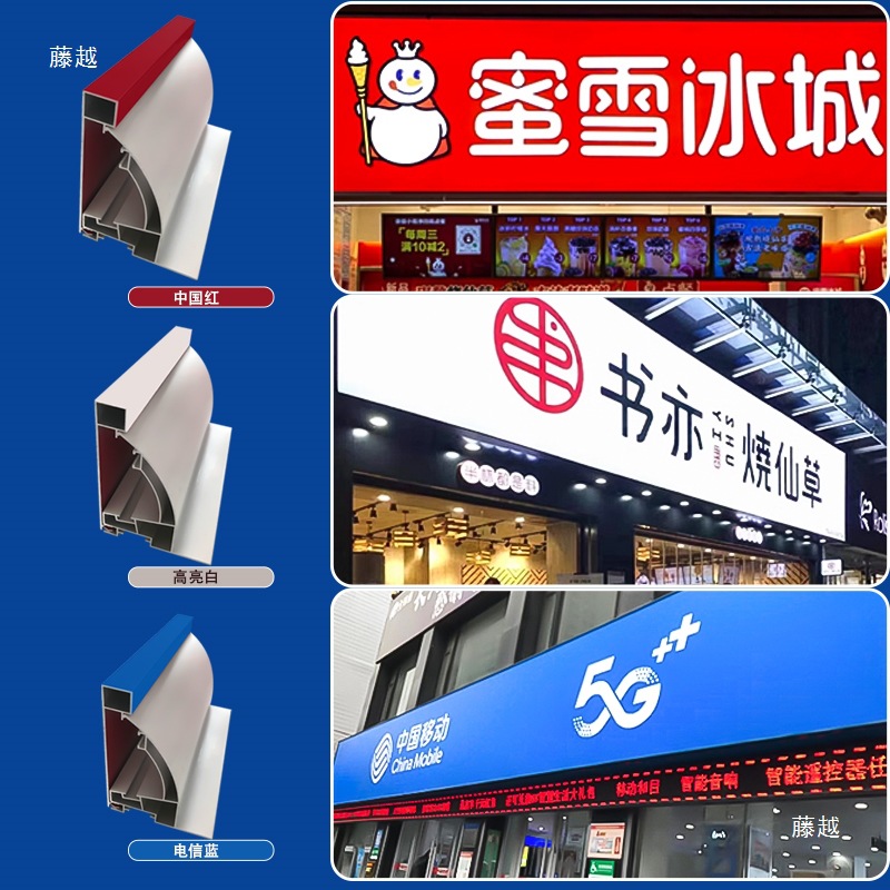 Cloth Outdoor Door Sign Bank Real Estate Billboard Film High Light Transmittance Cloth Light Box Pull Cloth Aluminum Profile