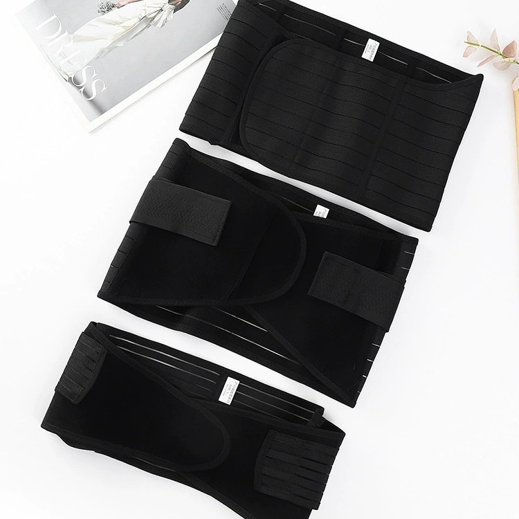 Strengthen postpartum abdominal belt three-piece set of natural caesarean section restraint belt breathable abdominal belt factory direct sales