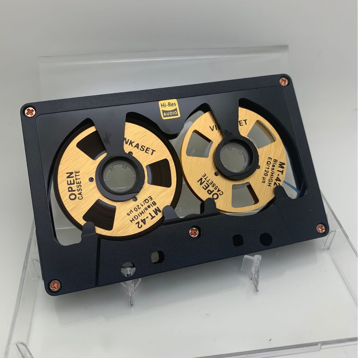 Original Hollow Small Opening Tape 50-Minute Blank Tape Double-Sided Metal Type One Core Cassette Tape