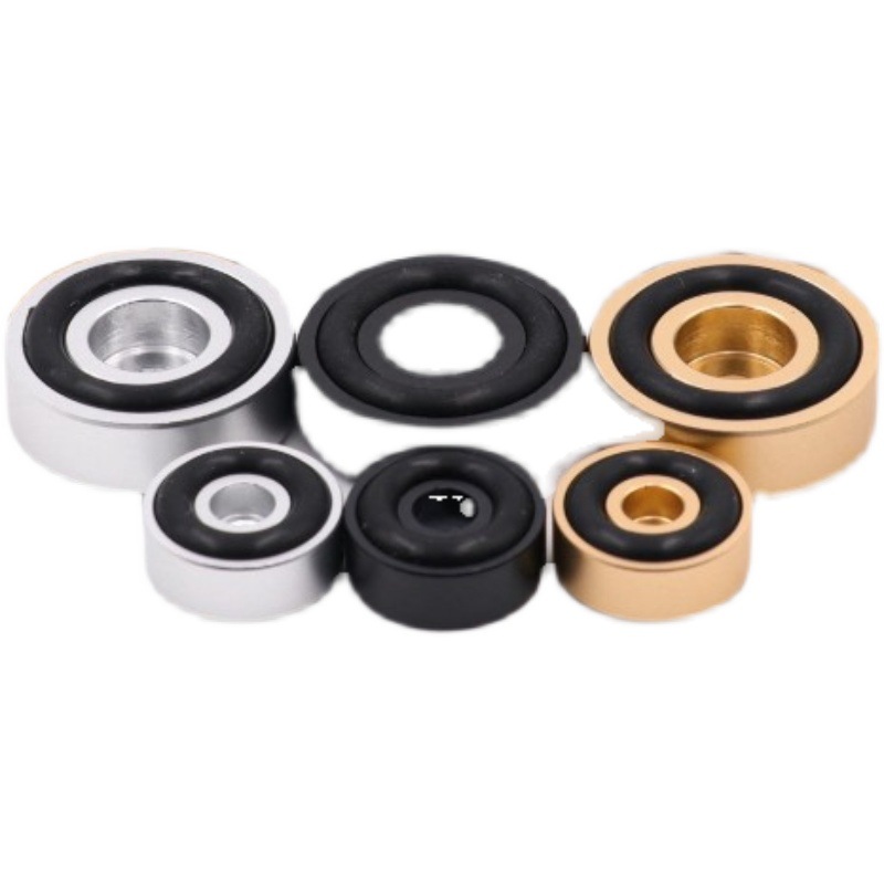 All-aluminum shock-absorbing foot pad computer power amplifier foot HIFI fever audio speaker turntable gallbladder machine shock-absorbing foot pad foot nail