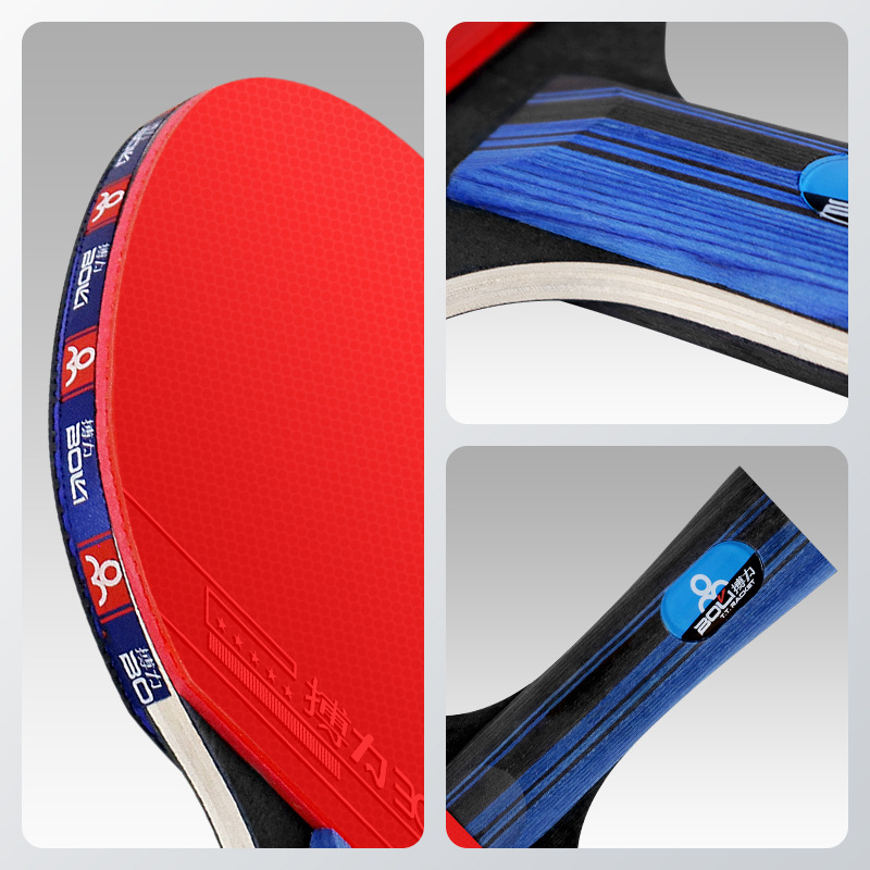 Fighting Table Tennis Bat A10 Students Beginner Training 3-Star Pure Solid Wood Table Tennis Bat suit Cross-Border Table Tennis Bat