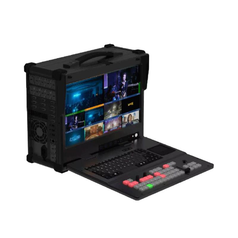Portable Live Broadcast and Recording All-In-One Machine, Campus Tv Station Network Live Broadcast, Push-Pull Stream, Virtual Keying