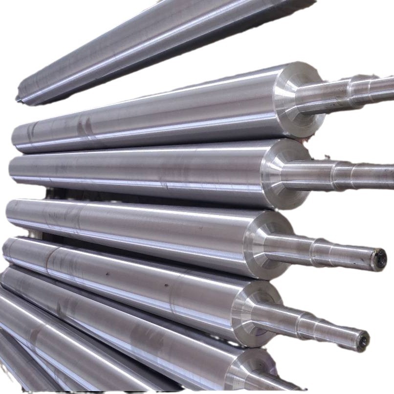 Manufacturer Supplies Roller Mirror Roller Electroplated Chrome Roller Stainless Steel Roller Rubber Roller Printing Equipment Shaft Roller Rubber Roller