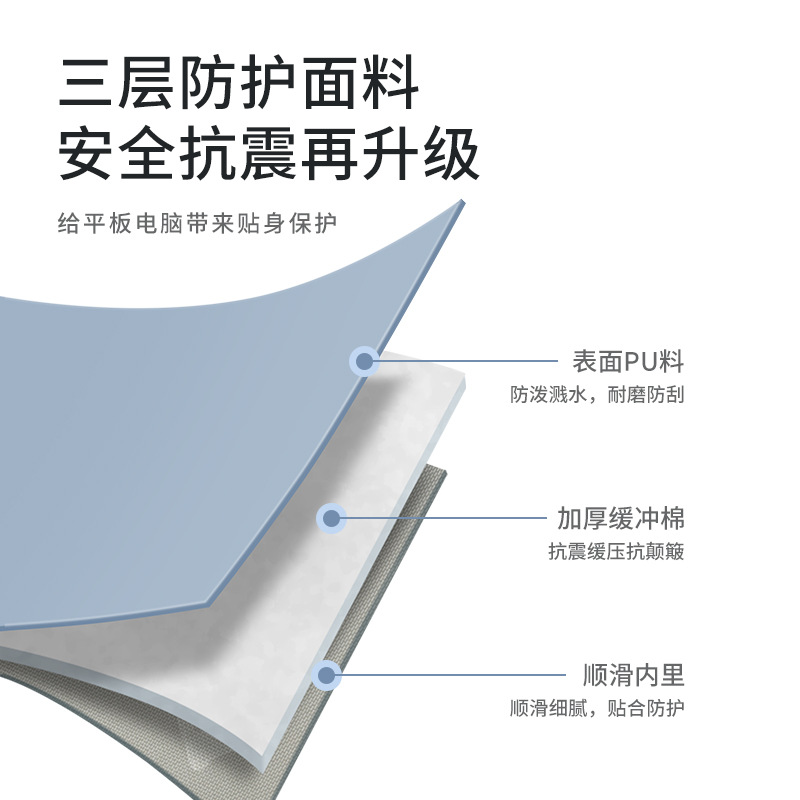 BUBM Source Factory Business Tablet Inner Bag ipad Protective Cover Skin Sense PU Tablet Bag