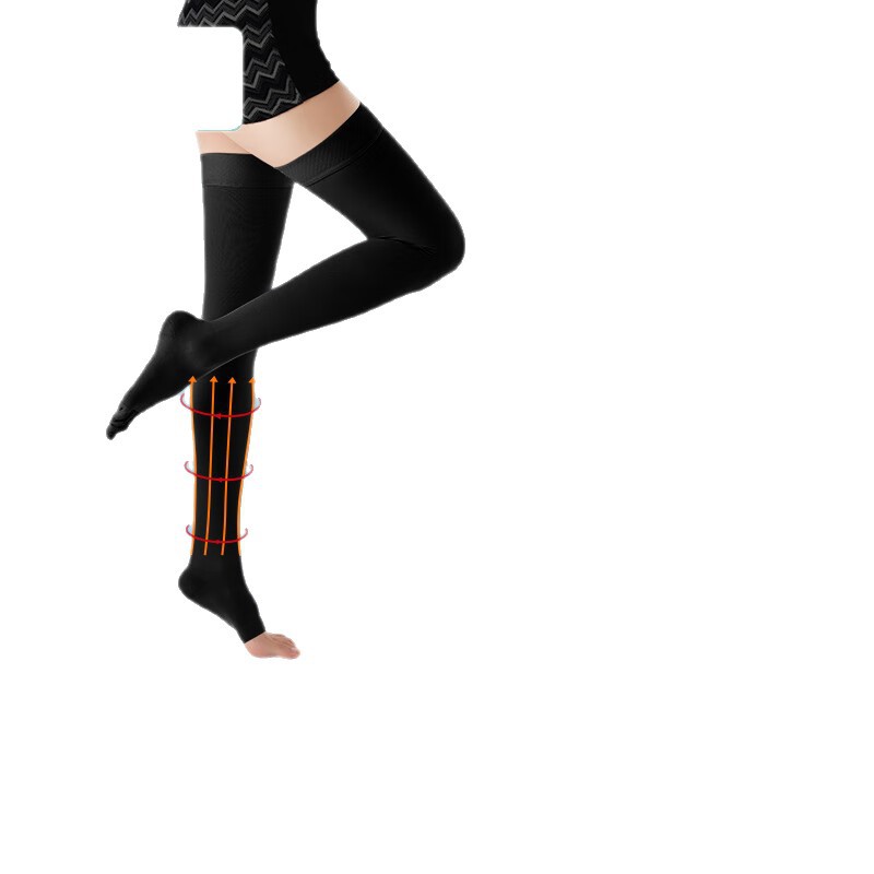 Aixiang Medical Varicose Vein Socks Pressure Socks First and Second Level Elastic Compression Socks Medical Socks Hospital Same Style