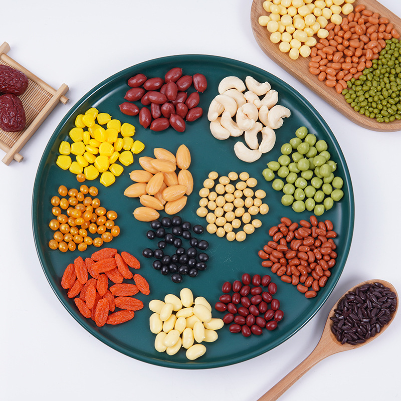 Simulation Cereal Props False Cashew Peanut Nut Model Simulation Food Coarse Grain Soybean Corn Grain Rice