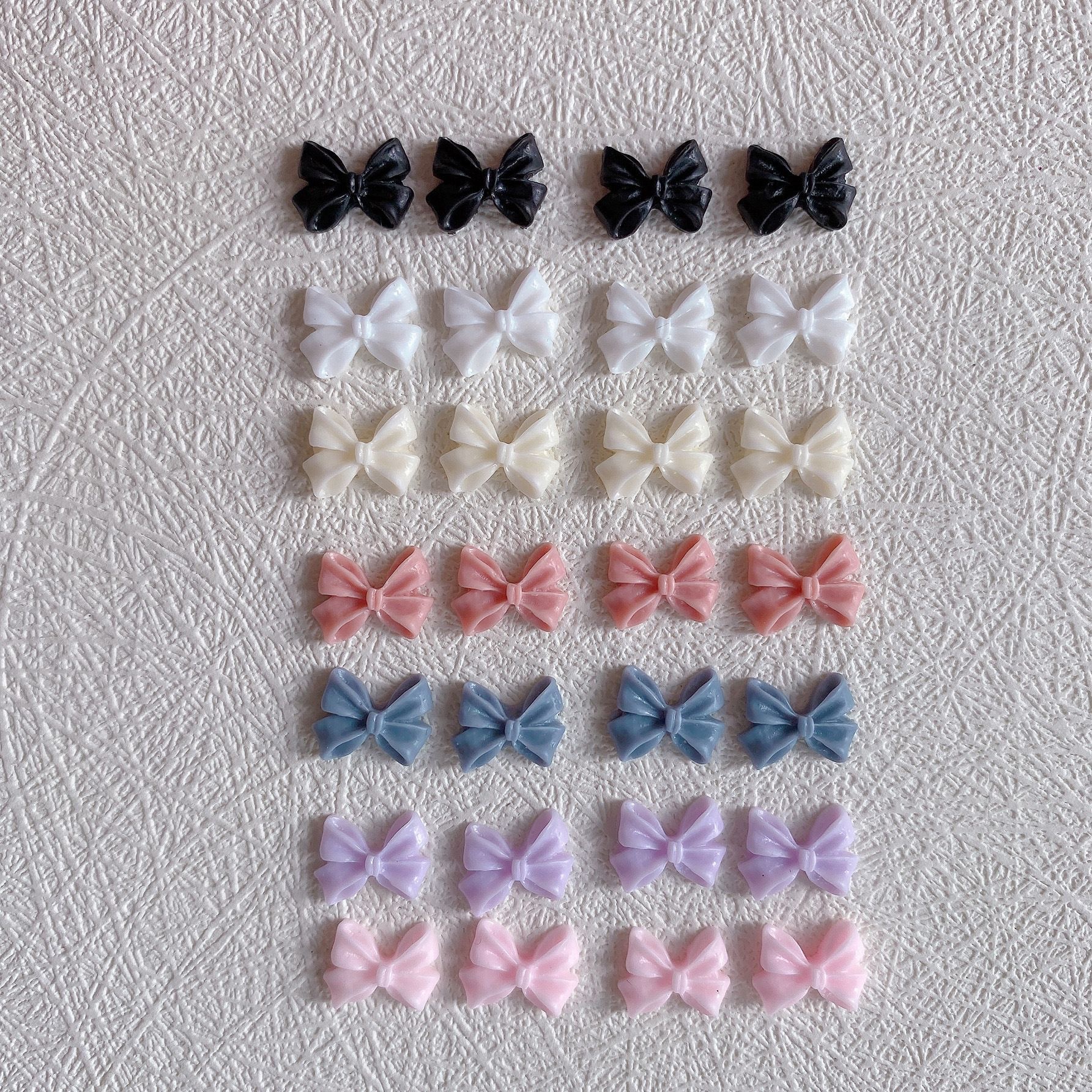 Оптовая ювелирная бант французский маникюр смола DIY ручные аксессуары чехол для мобильного телефона серьги фоторамка