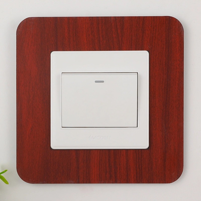 Switch Sticker Decorative Protective Cover New Style Light Luxury Modern Simple Solid Color Acrylic Aluminum Plate Socket Frame Cover for Daifa