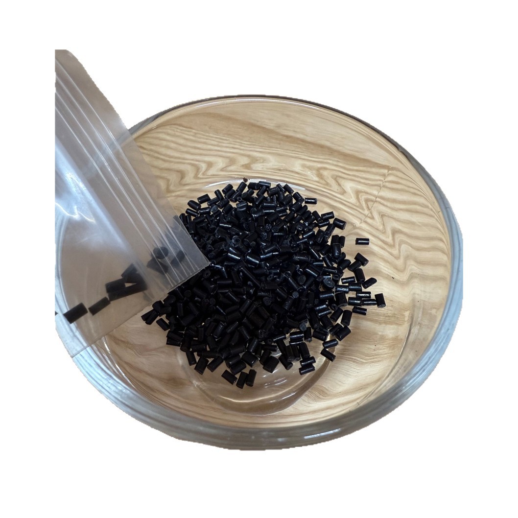 Factory Direct Sales Modified Pom Black Fiberglass Reinforced 30% High Dimensional Stability and High Stiffness Engineering Plastic Particles
