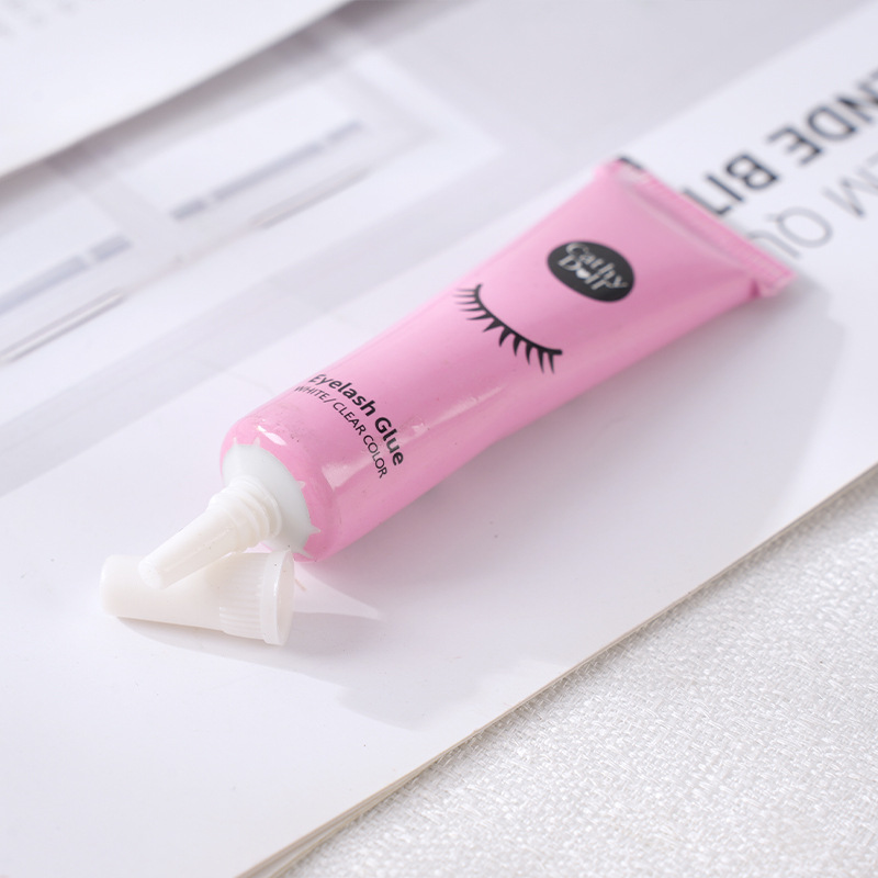 cathy pink eyelash glue 5g quick-drying styling durable independent packaging false eyelash glue source factory