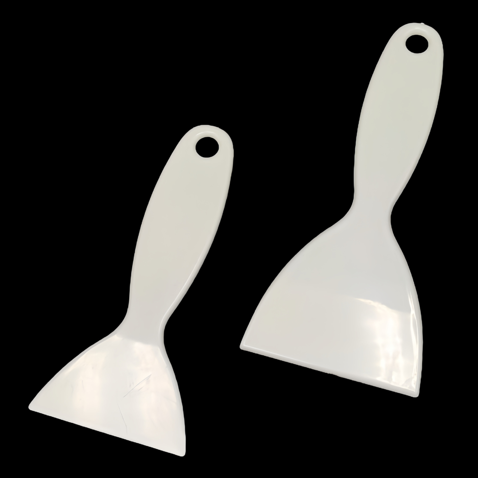 Abs Thickeneded Plastic Refrigerator Defrosting Shovel Defrosting Shovel Kitchen Cleaning Shovel White Flat Shovel Gap Daily Necessities