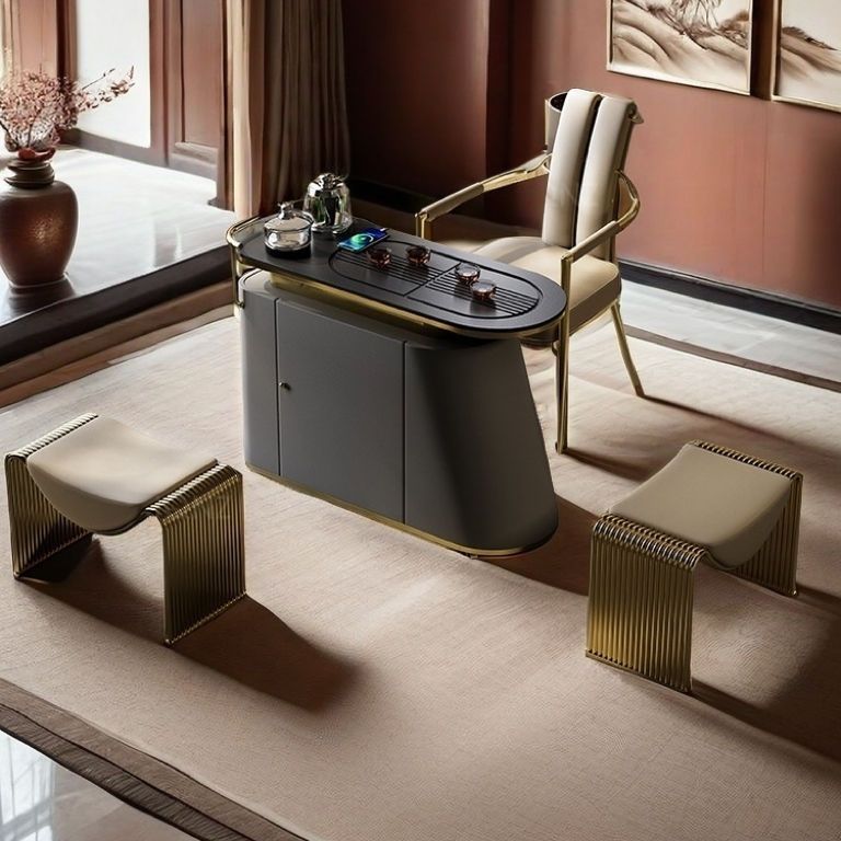 Light Luxury Dressing Stool, Guest Stool, Modern Simple Shoe Changing Stool, Living Room Sofa Stool, Tea Stool, Italian Chair, Silver Black