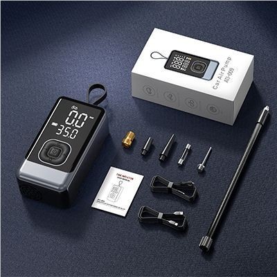 Popular Cross-Border Multifunctional Car Wireless Air Pump Car Portable Air Pump Electric Car Tire Pump