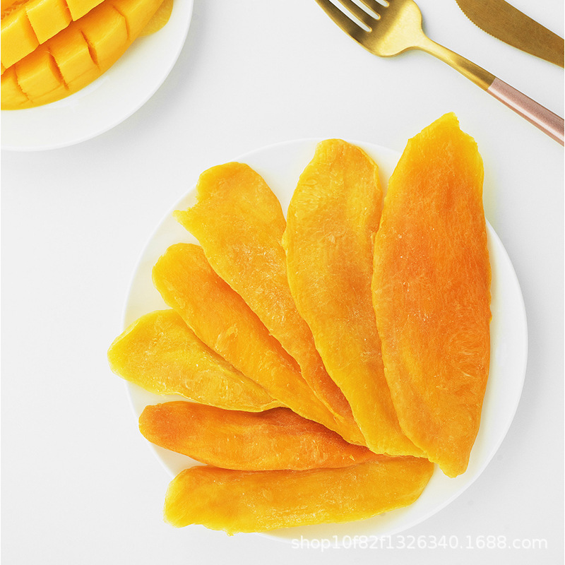 Yuebaihui Dried Mango Vietnamese Guangxi Flavor 500g 100g 50g Preserved Fruit Snacks Wholesale