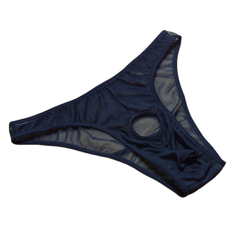 Aliexpress Amazon Men's Various Multi-Color Sex Toys See-Through Underwear One-Piece V-Shaped Penis Thong