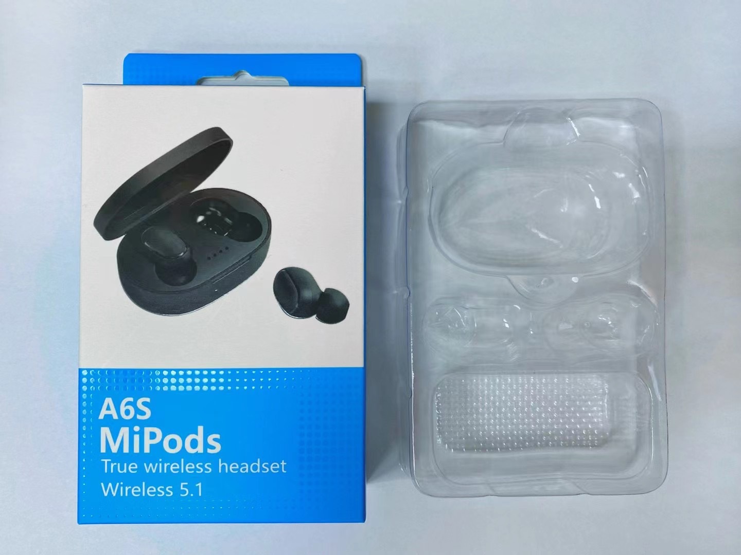 E7S Bluetooth wireless headset A6S packaging box tws sports X15 universal color box gift box packaging box spot