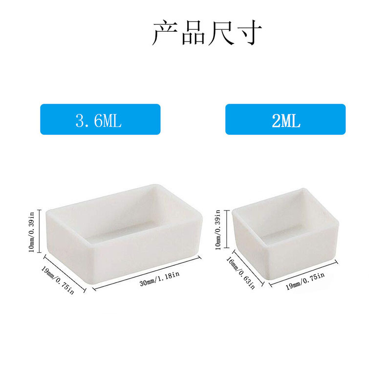 Factory Direct sales 2ml half 3.6ml full watercolor sub-packing grid solid paint sub-packing small grid