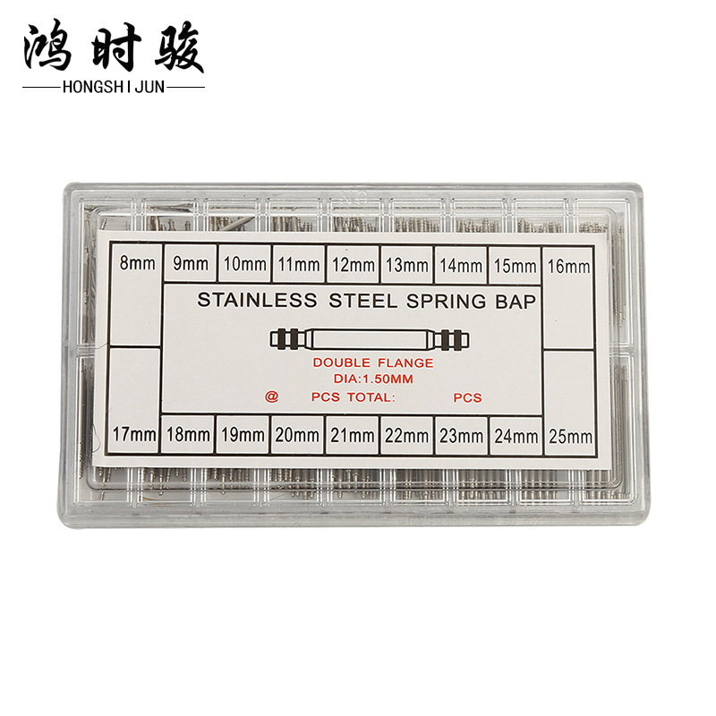 Аксессуары для часов, фиксированный вал, болт 360, иглы для ушей, пружинные иглы, ящик на 144 иглы, 8-25мм